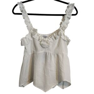 ☀️ Planet Heart Asymmetrical Hem Sleeveless Top NWT